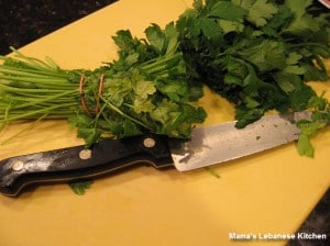 chopped-parsley
