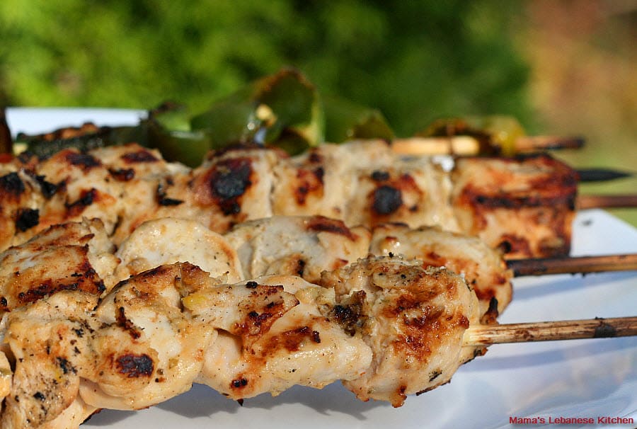 Lebanese Chicken Shish Tawook Recipe