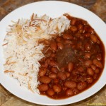 Lebanese Beef and Kidney Bean Stew with Rice: Fasolia w Riz Recipe