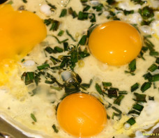 Scrambled Eggs With Green Garlic Leaves: Bayd ala Toum Recipe